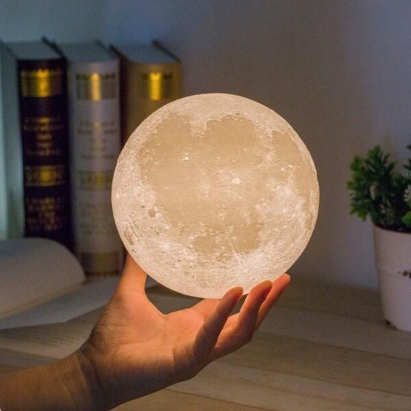 16 Colours - Moon Lamp (Rechargeable + remote) [15 cm] - Image 3