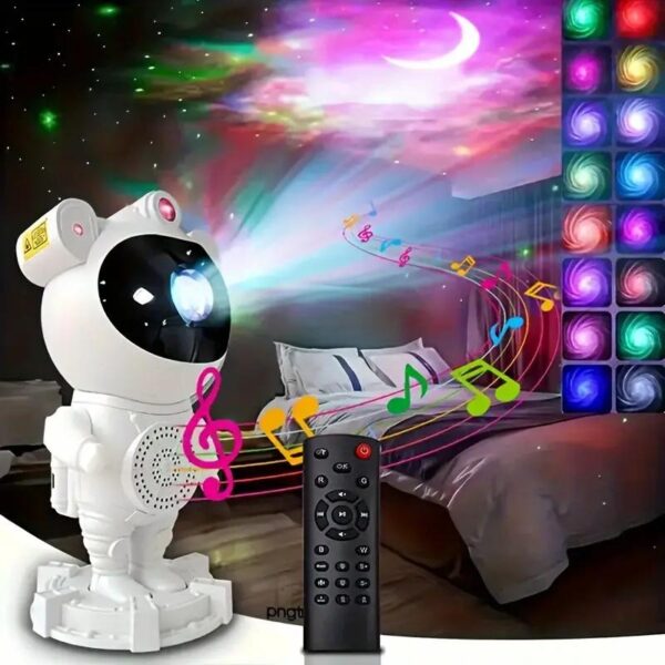 Astronaut Galaxy Projector With Bluetooth Speaker - Image 4