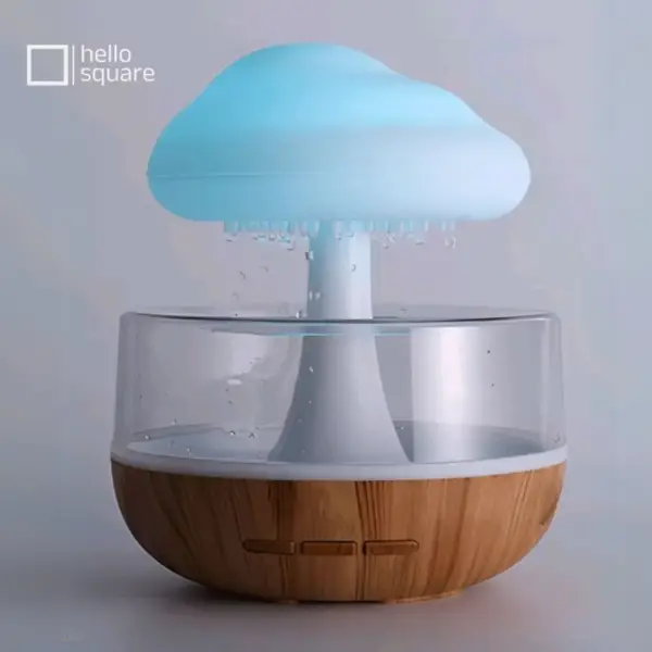 Cloud Rain Humidifier Mushroom Lamp [Rechargeable] - Image 3