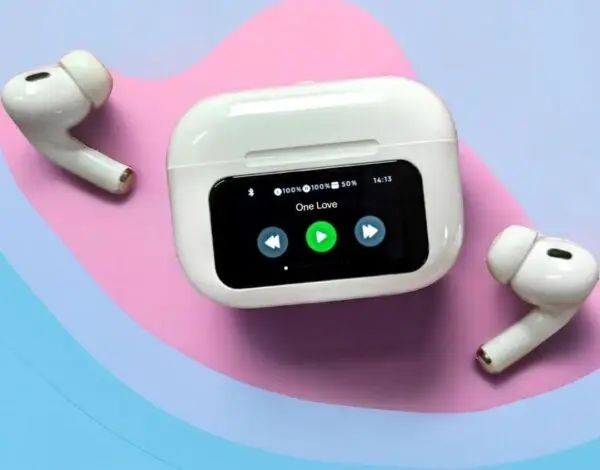 A9 Pro ANC Earbuds with LCD Display - Image 2