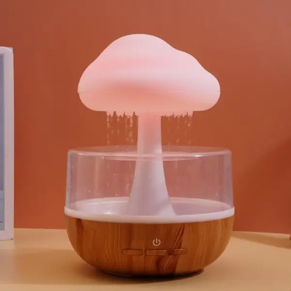 Cloud Rain Humidifier Mushroom Lamp [Rechargeable] - Image 7