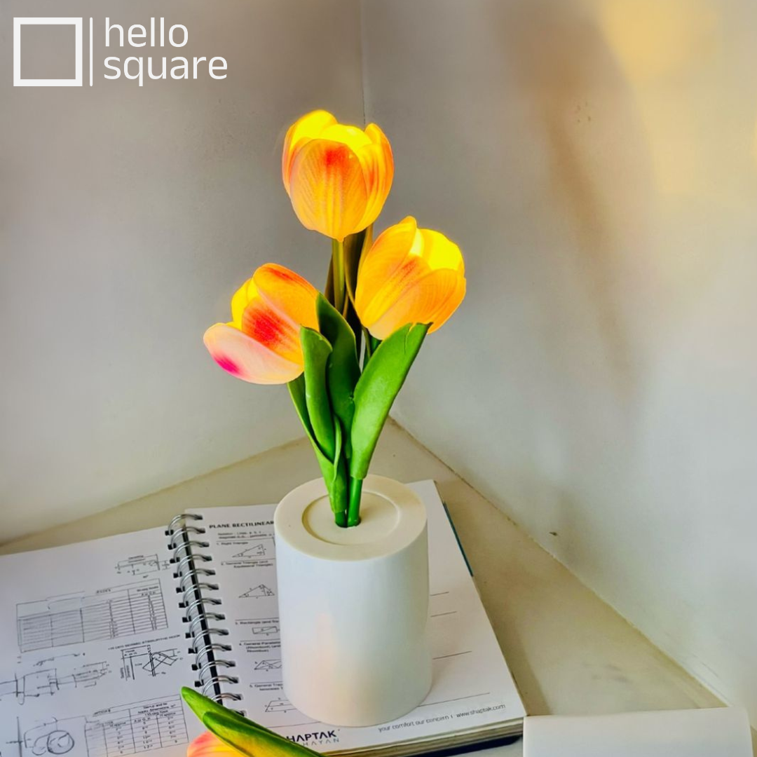 Tulip Vase Lamp (Pink)