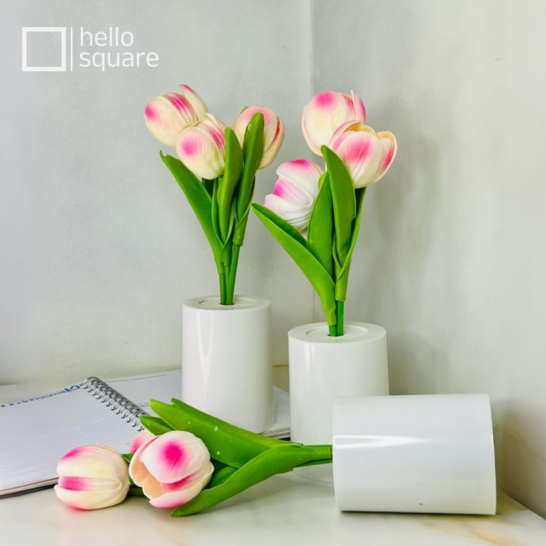 Tulip Vase Lamp (Pink) - Image 2
